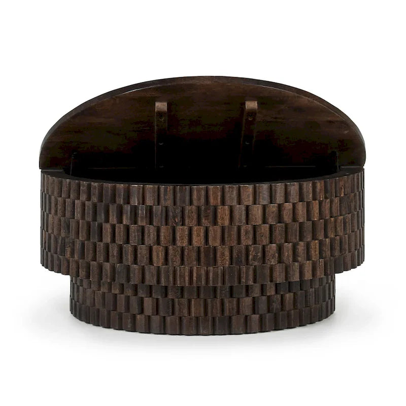 Norwood 40-Inch Round Coffee Table by Classic Home 6