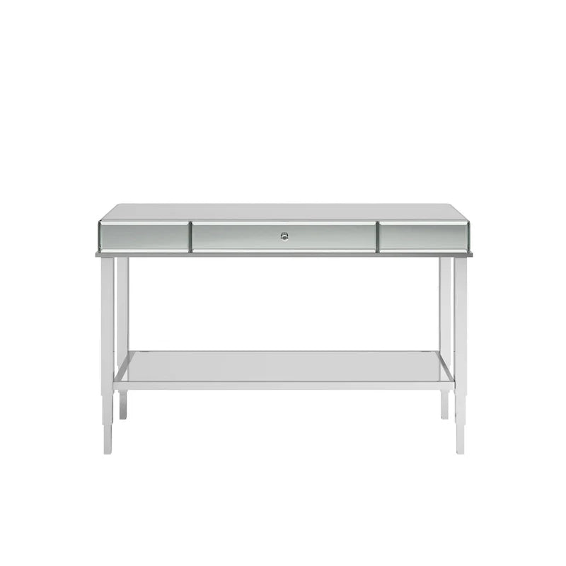 iNSPIRE Q Bold Camille Mirrored Console Table TV Stand with Drawer 9