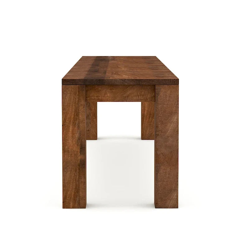 Anaisha Rustic Solid Mango Wood Dining Bench - Furniture of America 8