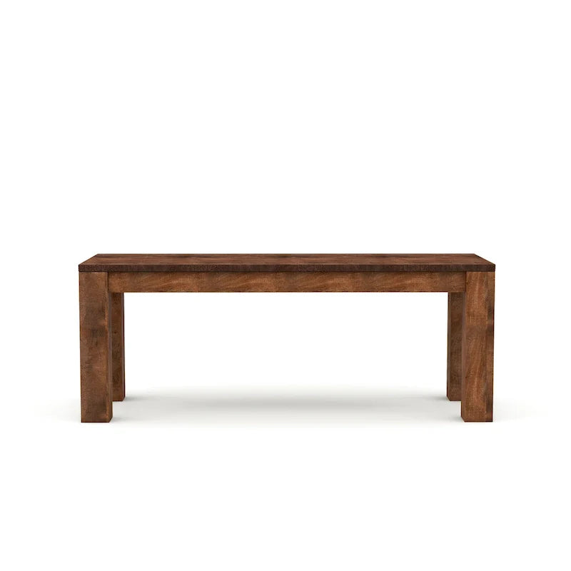 Anaisha Rustic Solid Mango Wood Dining Bench - Furniture of America 11