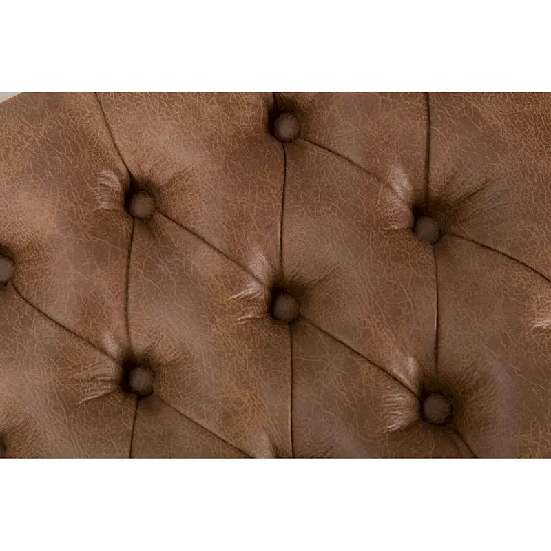 Carbon Loft DeAngelo Faux Leather Accent Bench 7