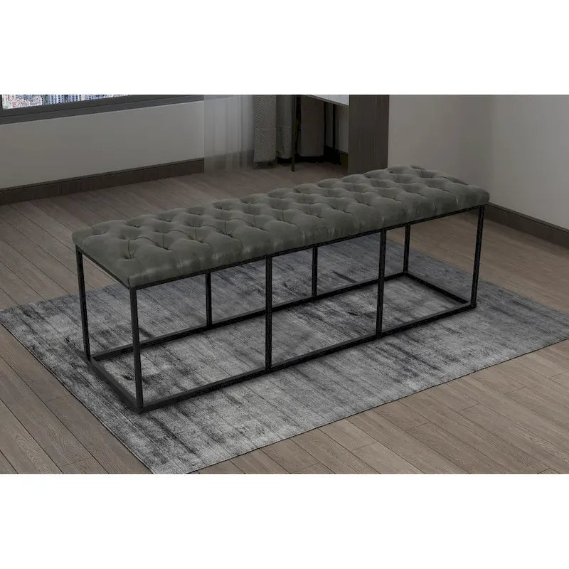 Carbon Loft DeAngelo Faux Leather Accent Bench 29