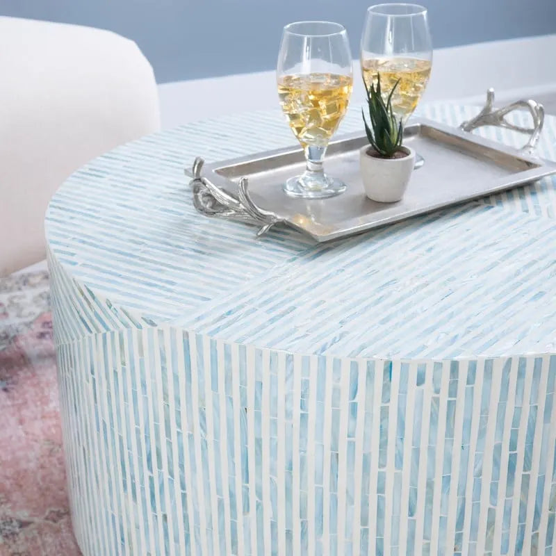 Capiz-Inspired Mosaic Coffee Table 2