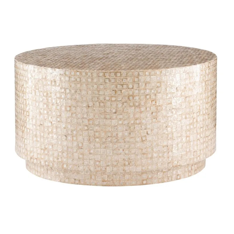 Capiz-Inspired Mosaic Coffee Table 7