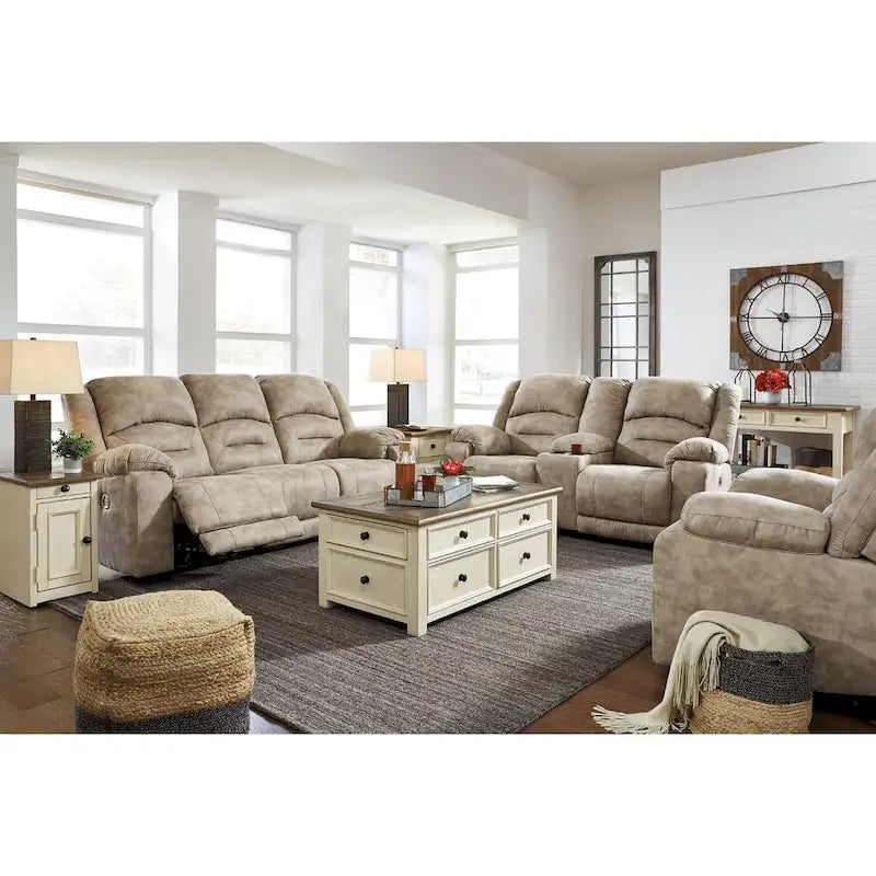 Signature Design by Ashley Bolanburg Rustic Farmhouse Sofa Table 4