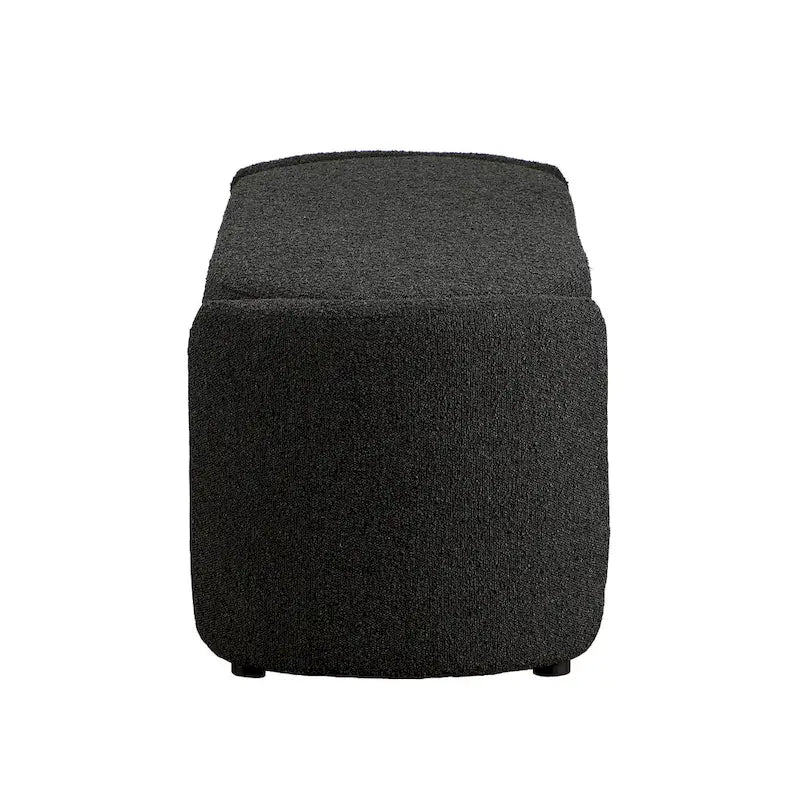 Denhour Contemporary Boucle Storage Bench - DH BASIC Pressice for Bedroom and Entryway 14