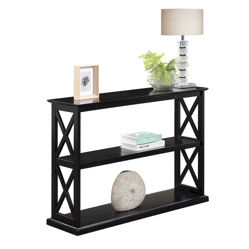 Coventry Console Table with Shelves by Convenience Concepts 2
