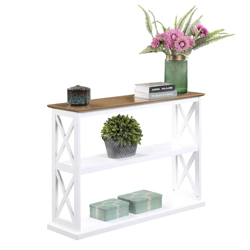 Coventry Console Table with Shelves by Convenience Concepts 6