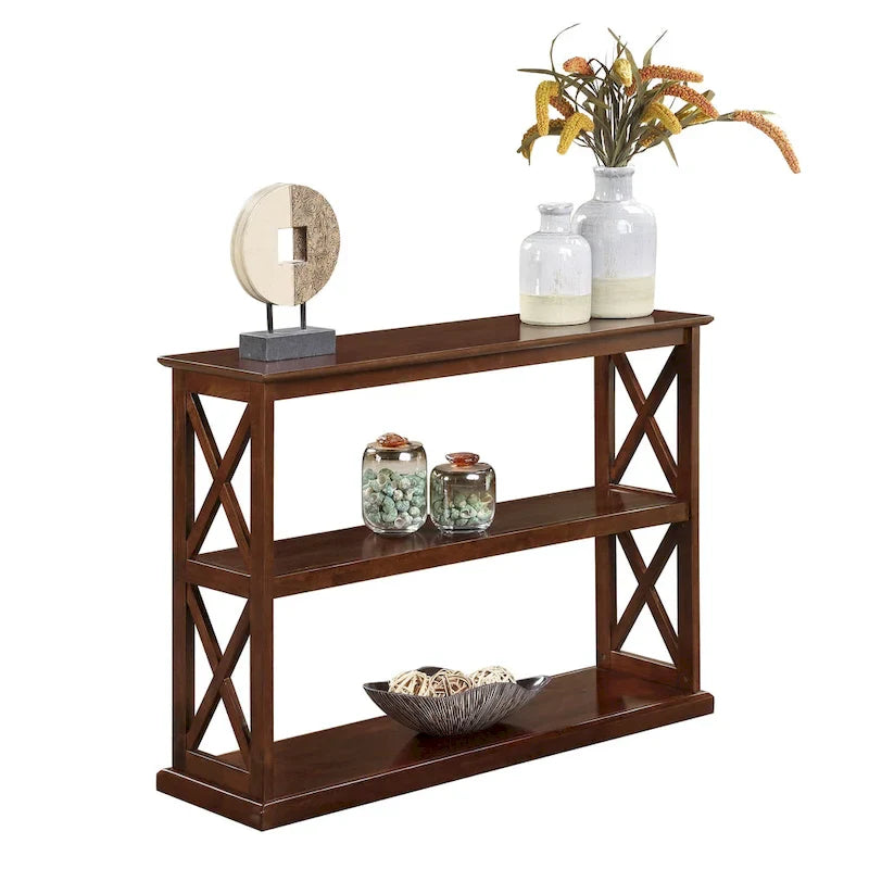 Coventry Console Table with Shelves by Convenience Concepts 10