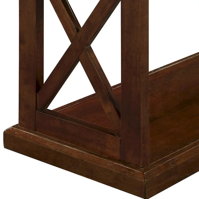 Coventry Console Table with Shelves by Convenience Concepts 12