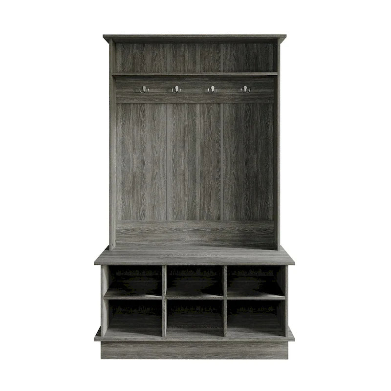 CraftPorch Contemporary Hall Tree with Storage Solutions 2