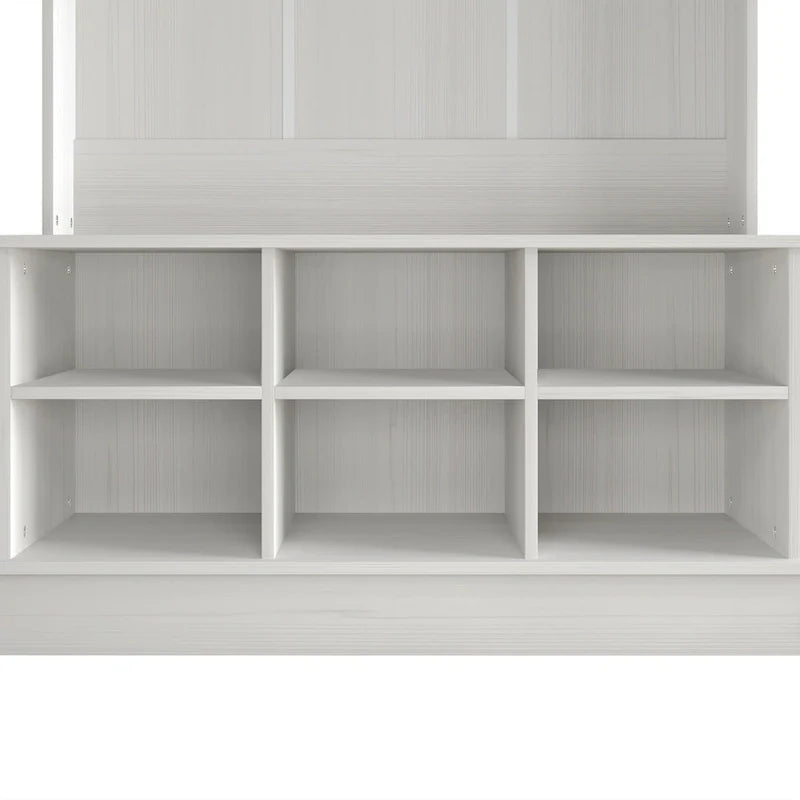 CraftPorch Contemporary Hall Tree with Storage Solutions 6