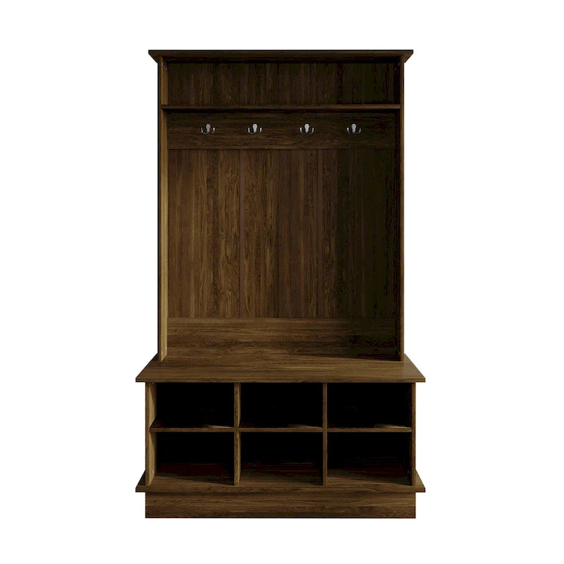 CraftPorch Contemporary Hall Tree with Storage Solutions 8
