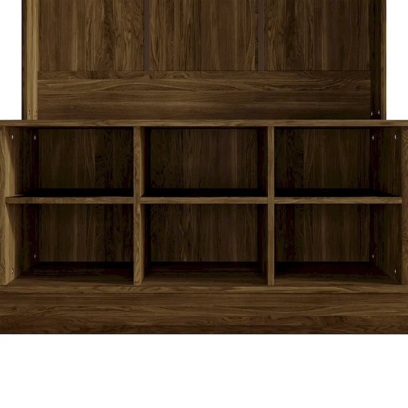 CraftPorch Contemporary Hall Tree with Storage Solutions 9