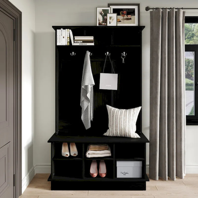 CraftPorch Contemporary Hall Tree with Storage Solutions 10
