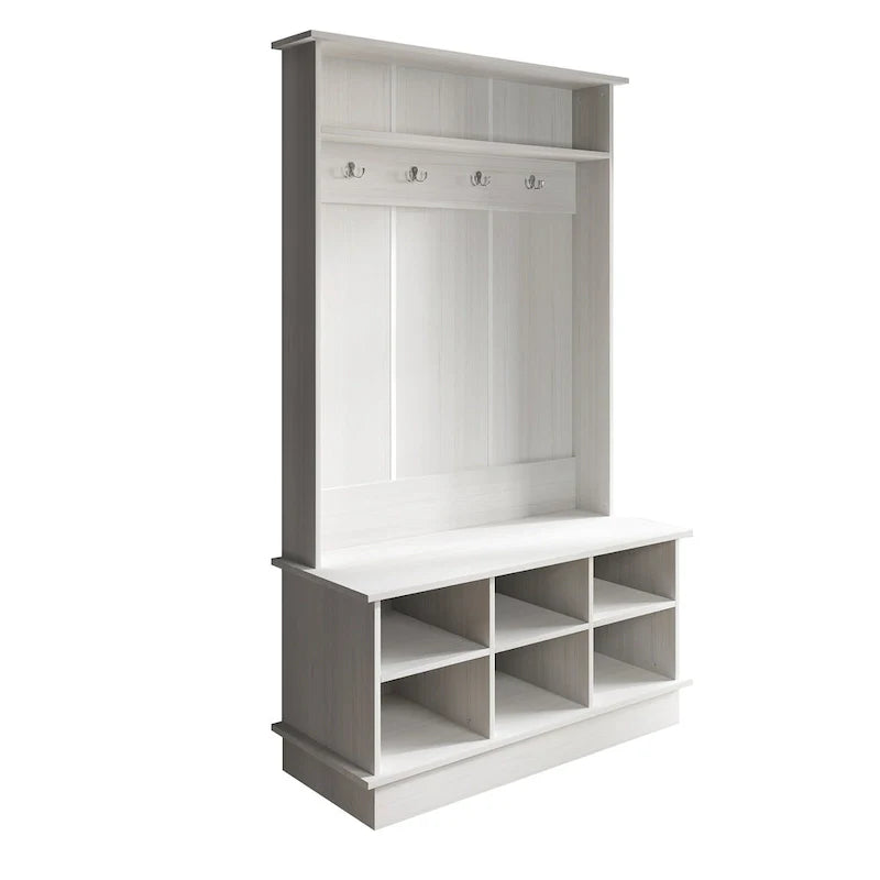 CraftPorch Contemporary Hall Tree with Storage Solutions 18