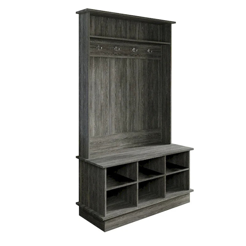 CraftPorch Contemporary Hall Tree with Storage Solutions 24