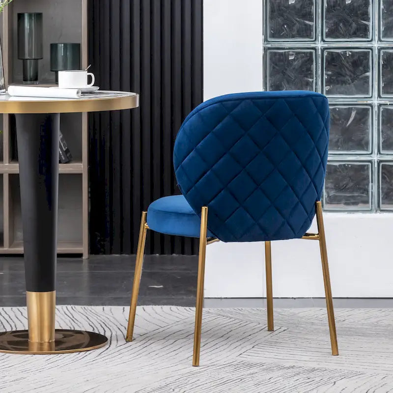 Roundhill Furniture Amoa Modern Velvet Upholstered Dining Chair 6