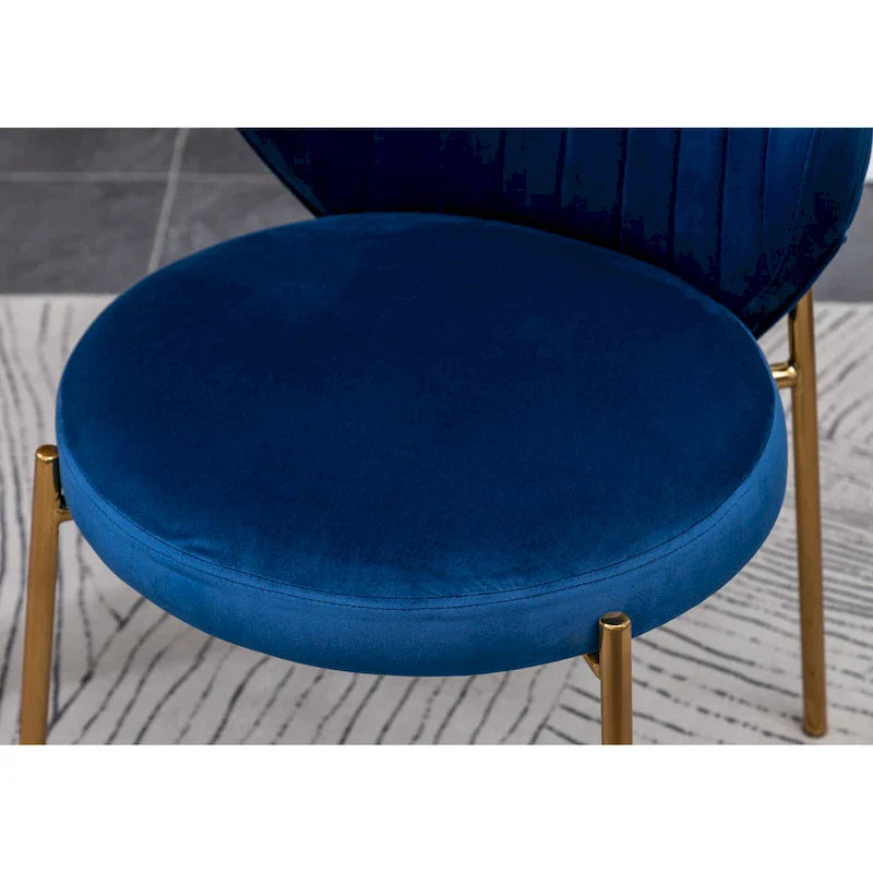 Roundhill Furniture Amoa Modern Velvet Upholstered Dining Chair 9