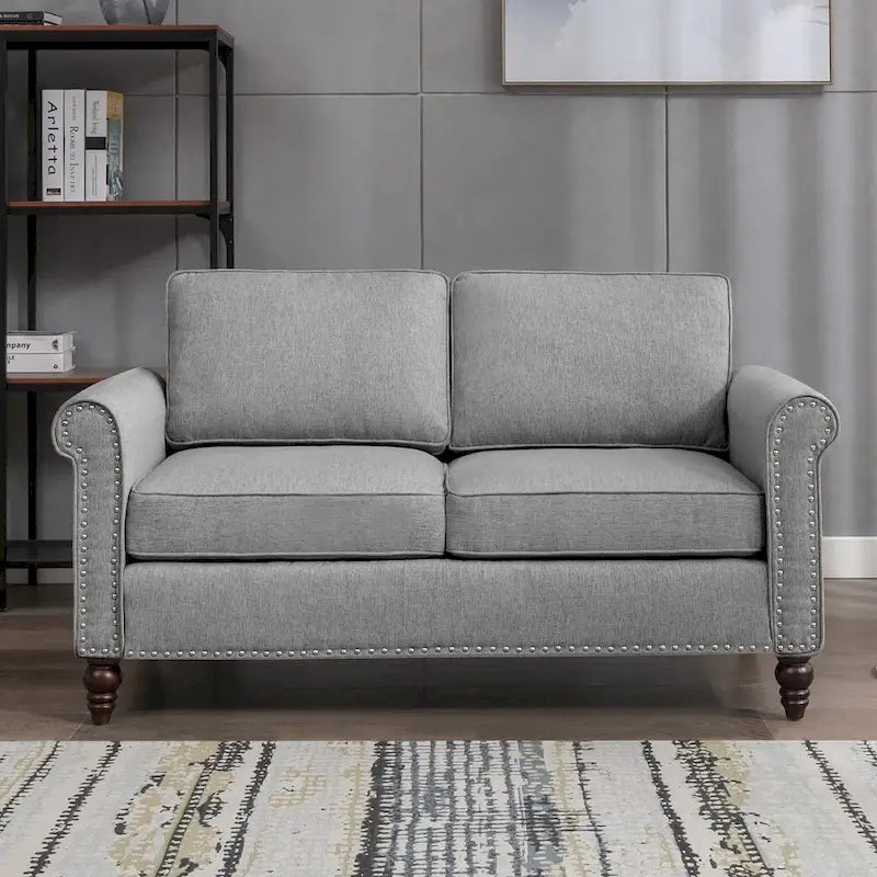 Mixoy Contemporary Loveseat Sofa 9