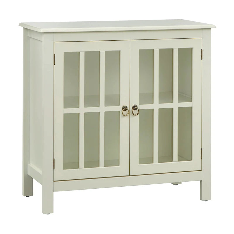 Portland 2-Door Glass Cabinet by Simple Living 13
