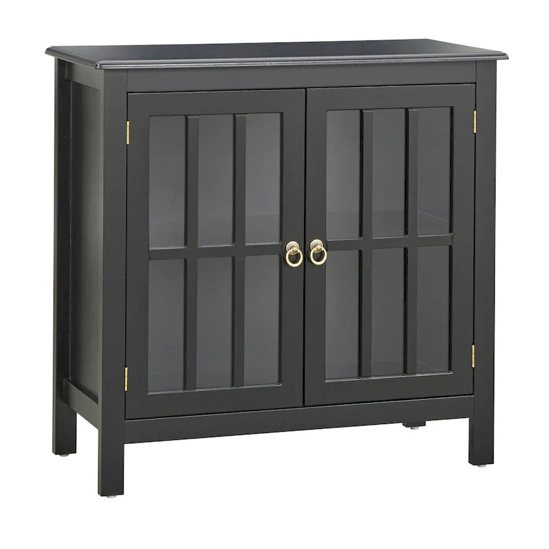 Portland 2-Door Glass Cabinet by Simple Living 14