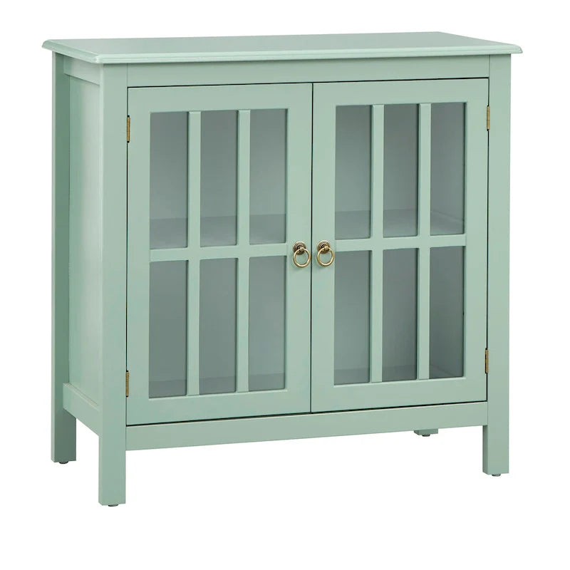 Portland 2-Door Glass Cabinet by Simple Living 15