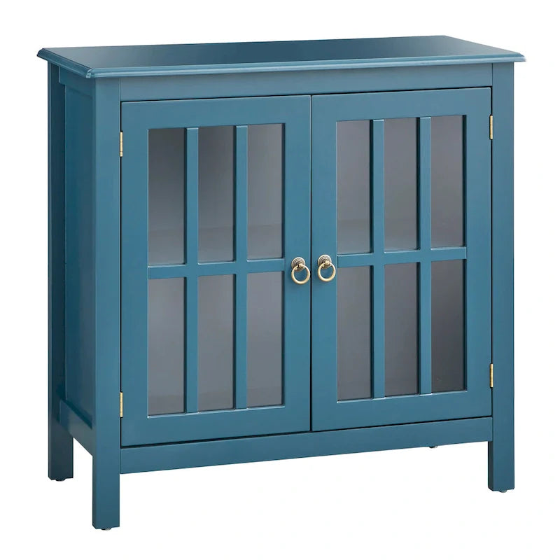 Portland 2-Door Glass Cabinet by Simple Living 18