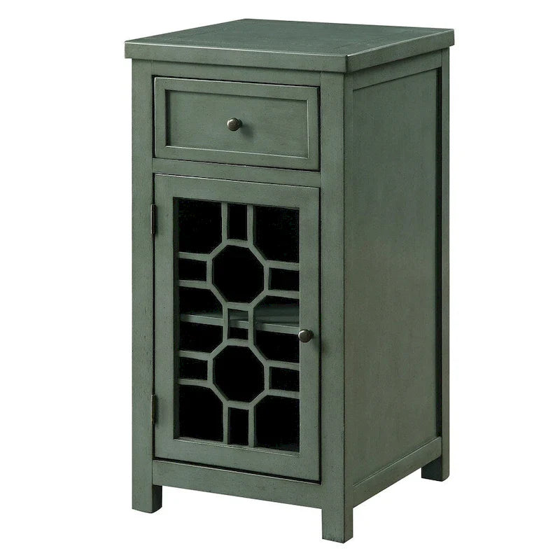 Emma 18-Inch Transitional Solid Wood Side Table with 1 Drawer by Furniture of America 11