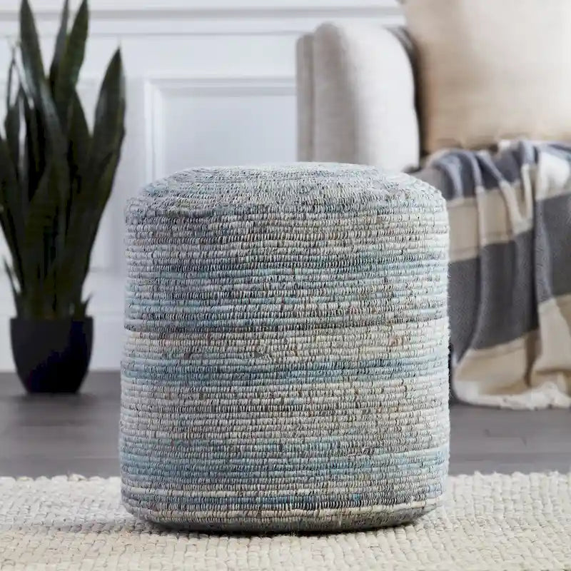 Hayes Striped Pouf and Floor Cushion 1