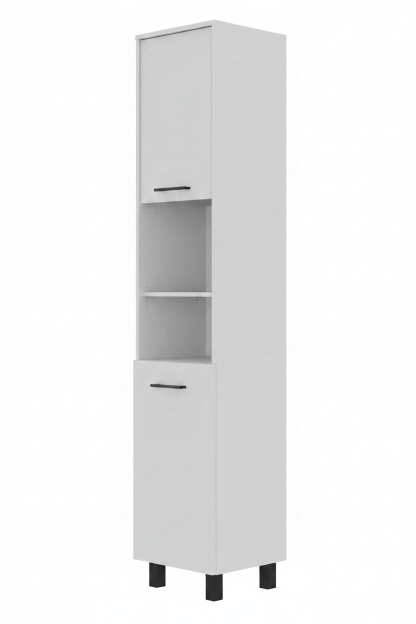 Elegant Tall Black Pantry Cabinet 7