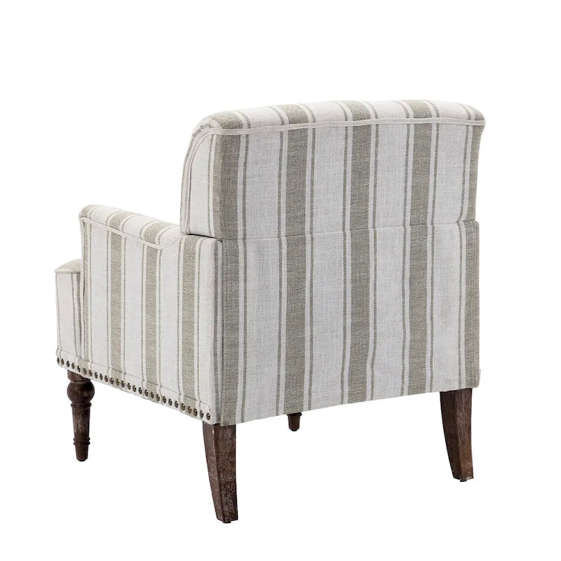 Contemporary Striped Armchairs 10