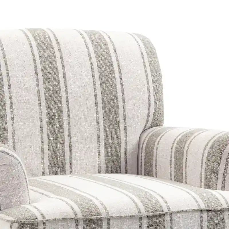 Contemporary Striped Armchairs 11