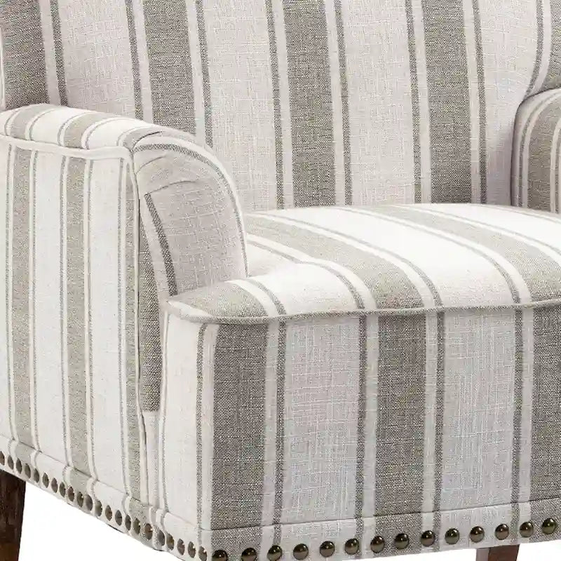 Contemporary Striped Armchairs 12