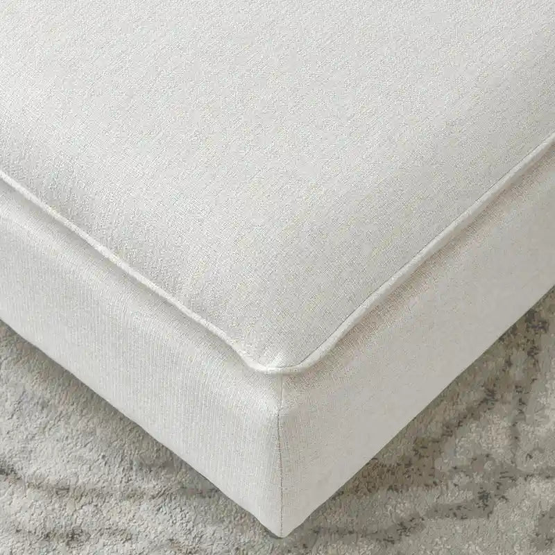 Chaise-Style L-Shaped Linen Sectional Sofa 8