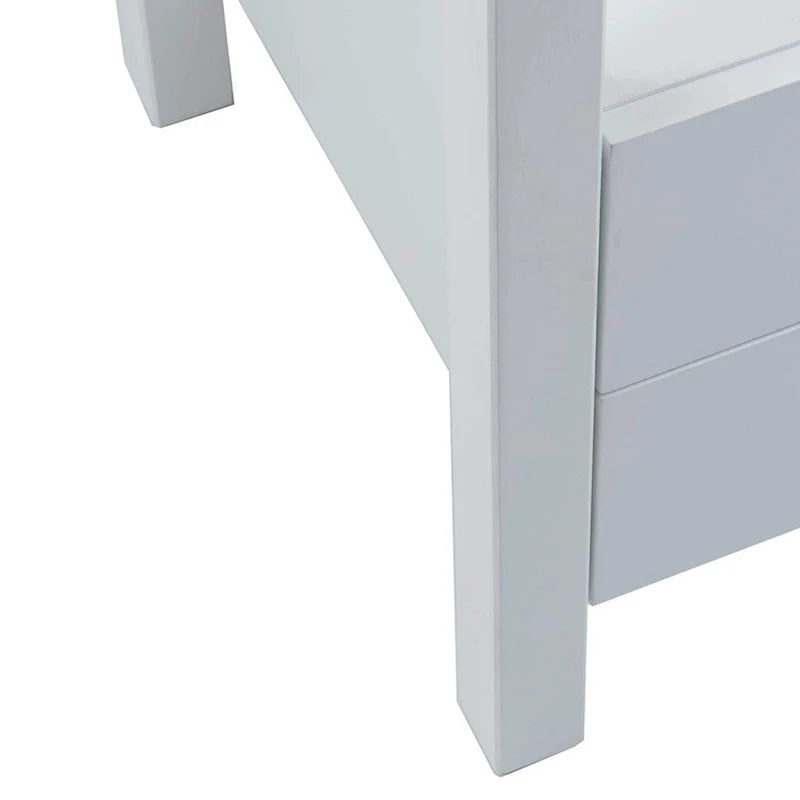 East at Main Solid Acacia Wood Storage End Table with Painted Finish 13