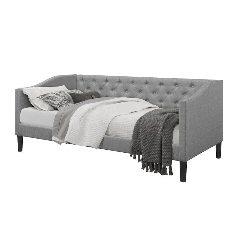 Gianna Twin Daybed with Upholstered Design 2