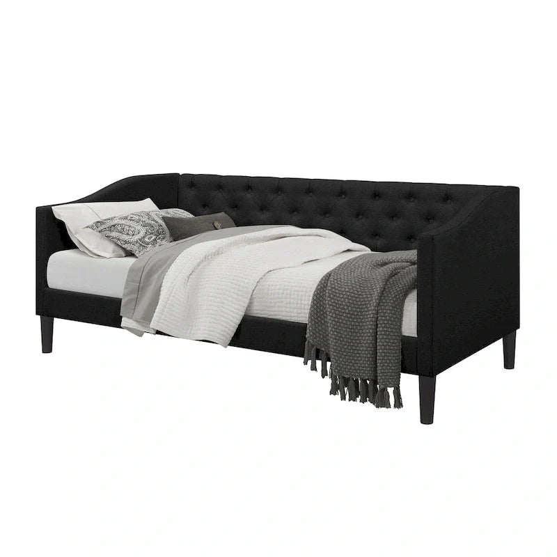 Gianna Twin Daybed with Upholstered Design 9