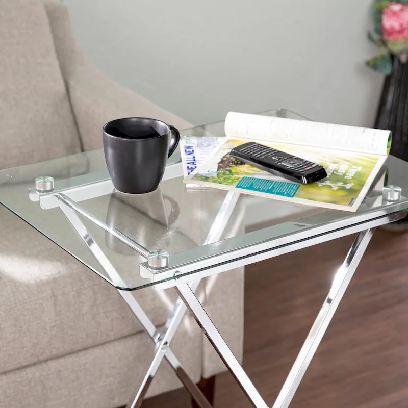 SEI Furniture Hinding Collapsible Tray Table 11