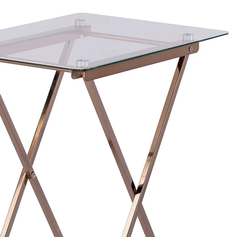 SEI Furniture Hinding Collapsible Tray Table 18
