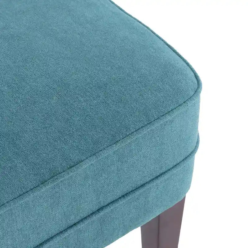 HUIMO Fabric Accent Chair and Ottoman Set - Available in Grey, Beige, Blue, and Dark Teal 21