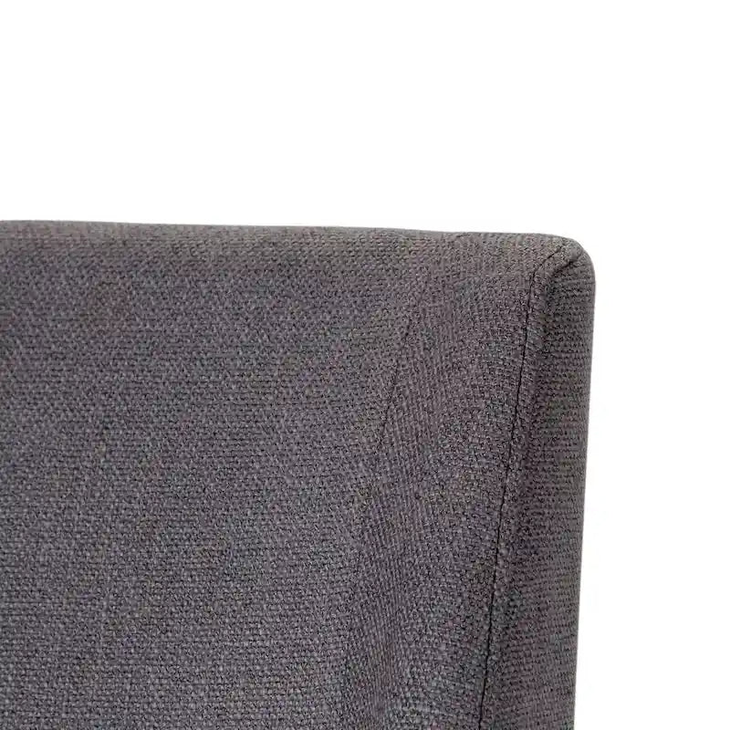 2-Piece Space-Saving Dining Chair Set with Walnut Frame and Linen Upholstery - Available in Multiple Colors 26