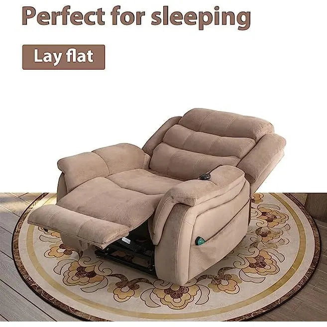 Power Lift Recliner Chair for Seniors - Lay Flat Design with Massage and Heat Features 4