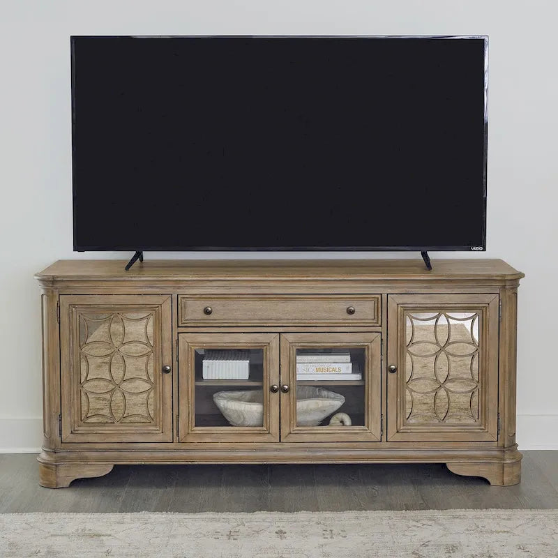 Magnolia Manor Mirrored TV Stand for Entertainment - Available in 2 Finishes 2