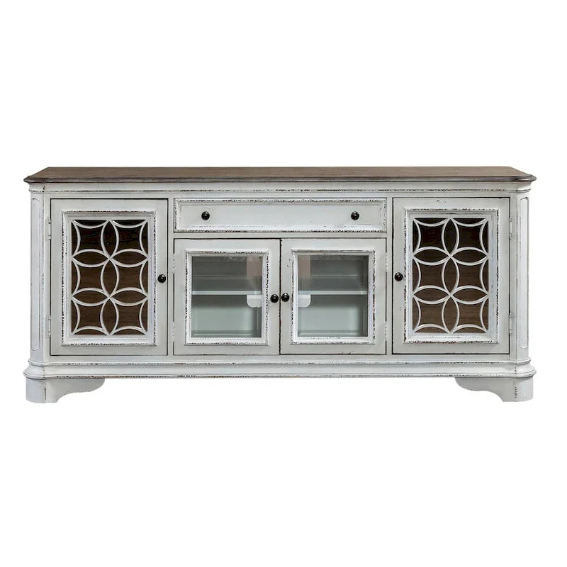 Magnolia Manor Mirrored TV Stand for Entertainment - Available in 2 Finishes 4