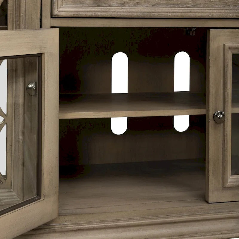 Magnolia Manor Mirrored TV Stand for Entertainment - Available in 2 Finishes 21
