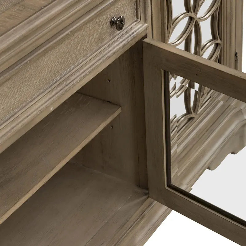 Magnolia Manor Mirrored TV Stand for Entertainment - Available in 2 Finishes 22