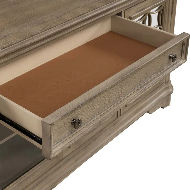 Magnolia Manor Mirrored TV Stand for Entertainment - Available in 2 Finishes 23