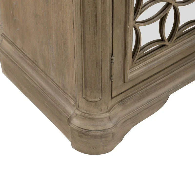 Magnolia Manor Mirrored TV Stand for Entertainment - Available in 2 Finishes 24