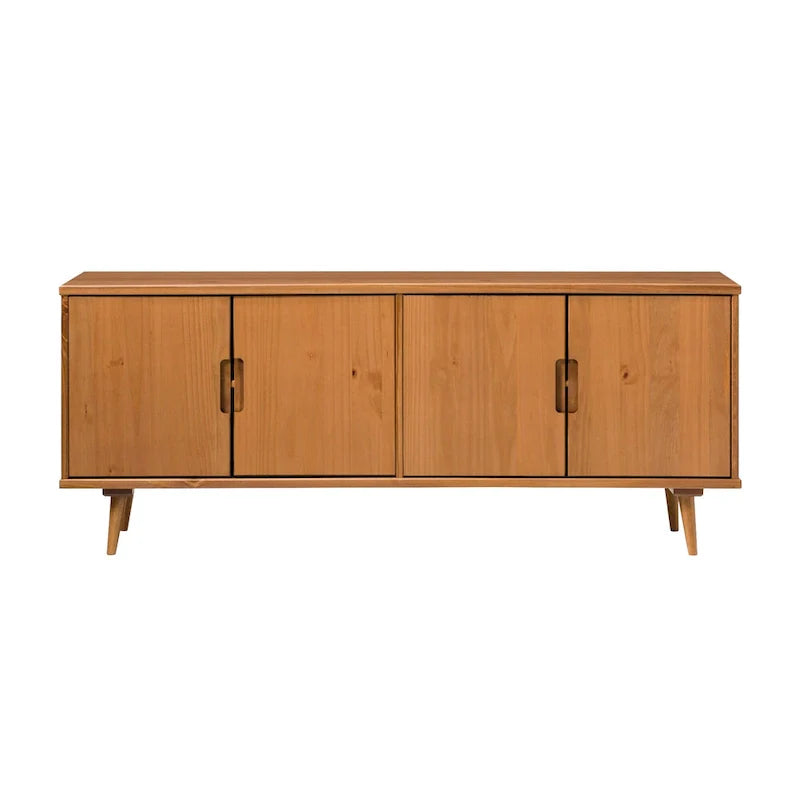 Mid-Century Modern Solid Wood TV Console by Middlebrook 5